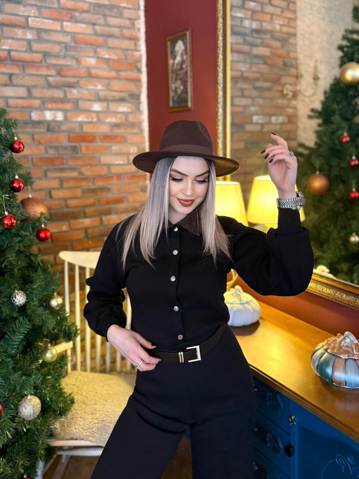 Siyah Boots Şardonlu Tulum 4 Siyah Boots Şardonlu Tulum - Görsel 4