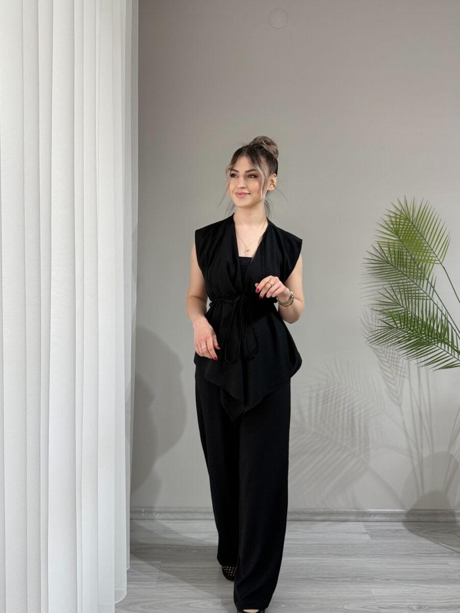 Siyah Kimono Takım - Görsel 2