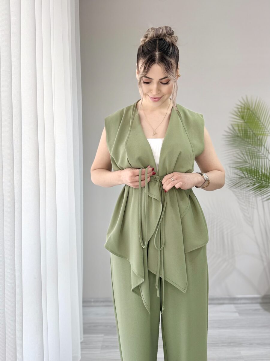 Haki Kimono Takım - Görsel 3