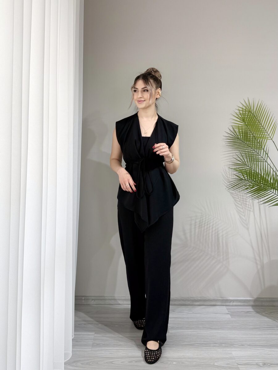 Siyah Kimono Takım