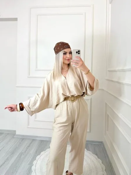 Bej Yarasa Kol Keten Takım
