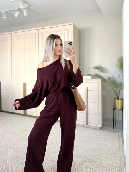 Bordo Özel Seri Oys Modal Takım