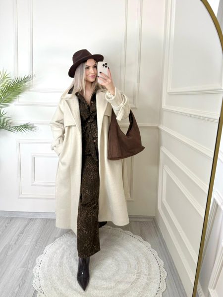 En Yeniler 33 Açık Bej Vorkuta Kuşaklı Kaban