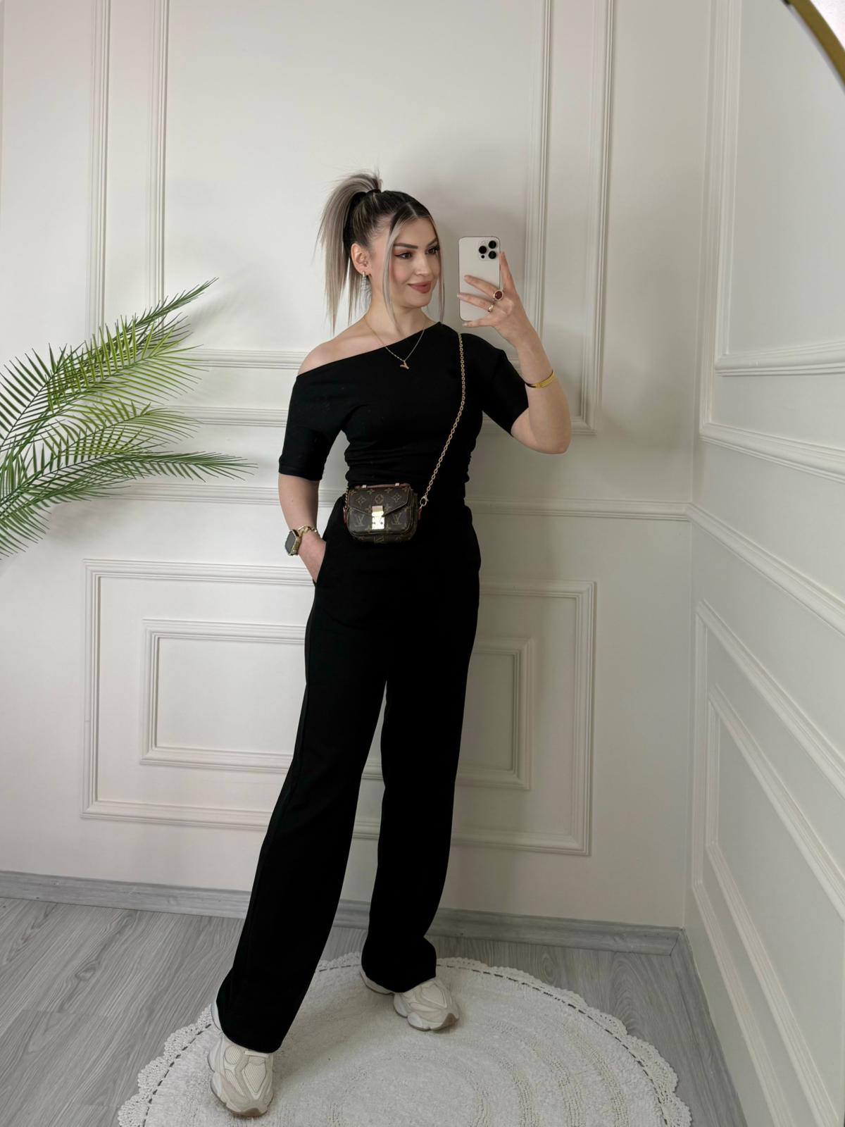 Siyah Açık Omuz Oys Takım 1 Siyah Açık Omuz Oys Takım