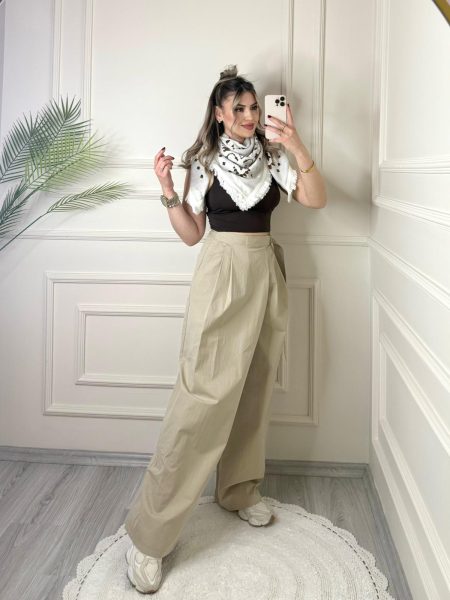 Taş Rengi Maritima Paraşüt Pantolon